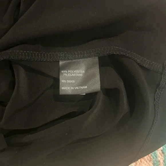 Gianni Bini XL Black Ruched Long Sleeve with Tie Front Bodycon Dress - Picture 6 of 8